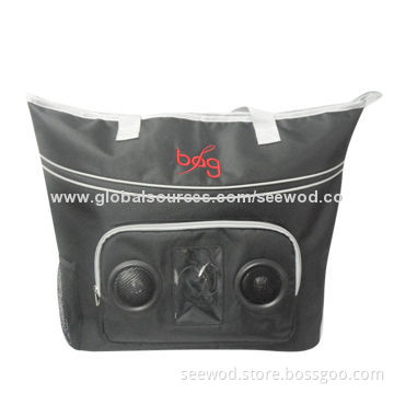 Fashion thermal insulation stereo speaker cooler bag